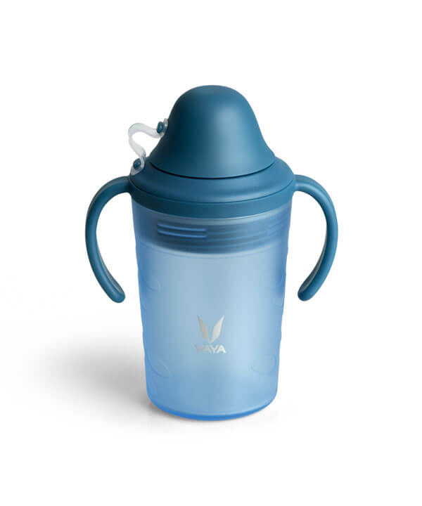 Vaya Kids Drynk - 280 ml - Frosted Blue - with Spout Lid