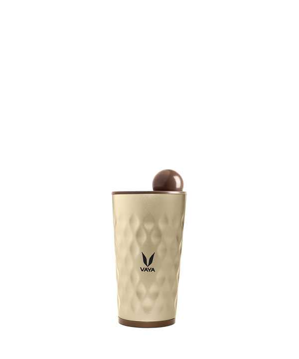 Vaya Drynk - 350 ml - Gold - with Globe Lid