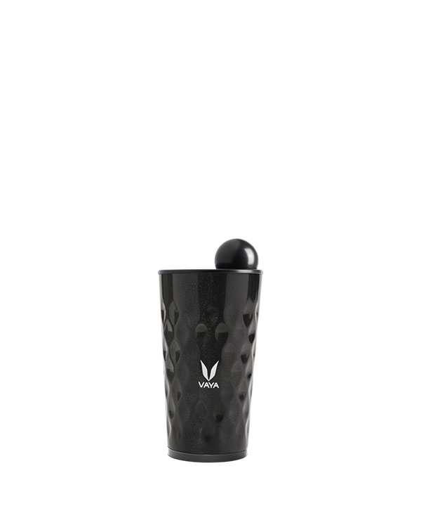 Vaya Drynk - 350 ml - Shiny Black - with Globe Lid