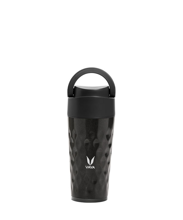 Vaya Drynk - 350 ml - Shiny Black - with Loop Lid