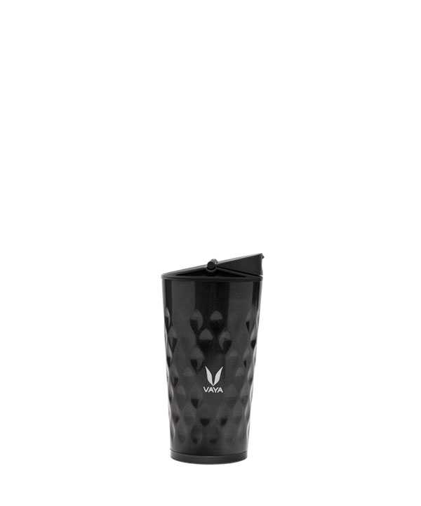 Vaya Drynk - 350 ml - Shiny Black - (Sipper Lid)