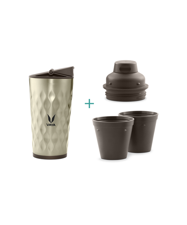Drynk - 350 ml - Graphite - with Sipper + Gulper Lid Drynk - 350 ml - Graphite - with Sipper + Gulper Lid