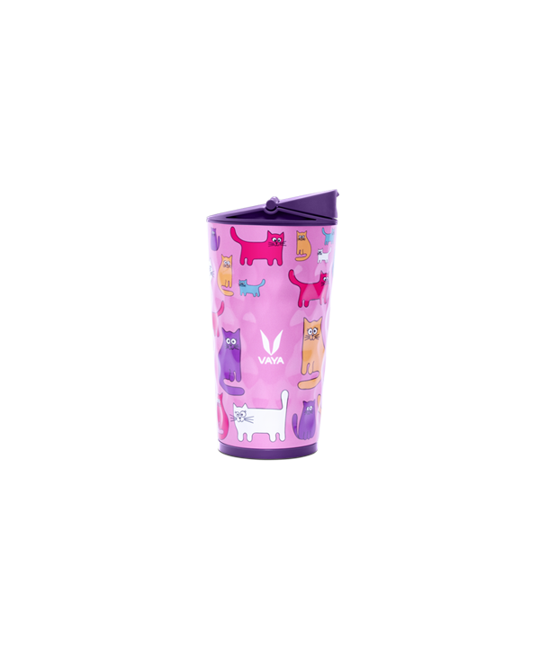 Drynk - 350 ml - Cats - with Sipper Lid Drynk - 350 ml - Cats - with Sipper Lid