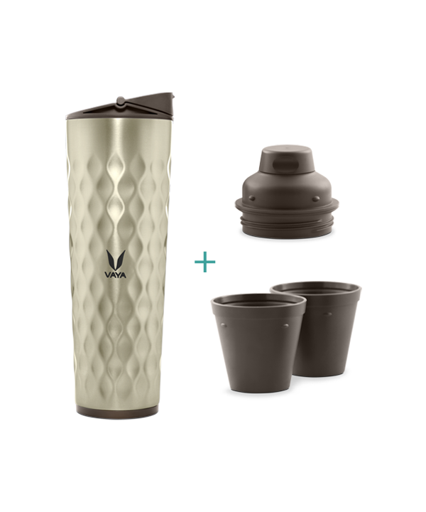 Drynk - 600 ml - Graphite - with Sipper + Gulper Lid Drynk - 600 ml - Graphite - with Sipper + Gulper Lid