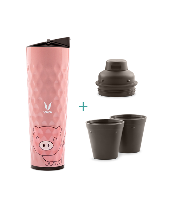 Drynk - 600 ml - Khinzir - Dengan Penutup Penghirup + Peneguk