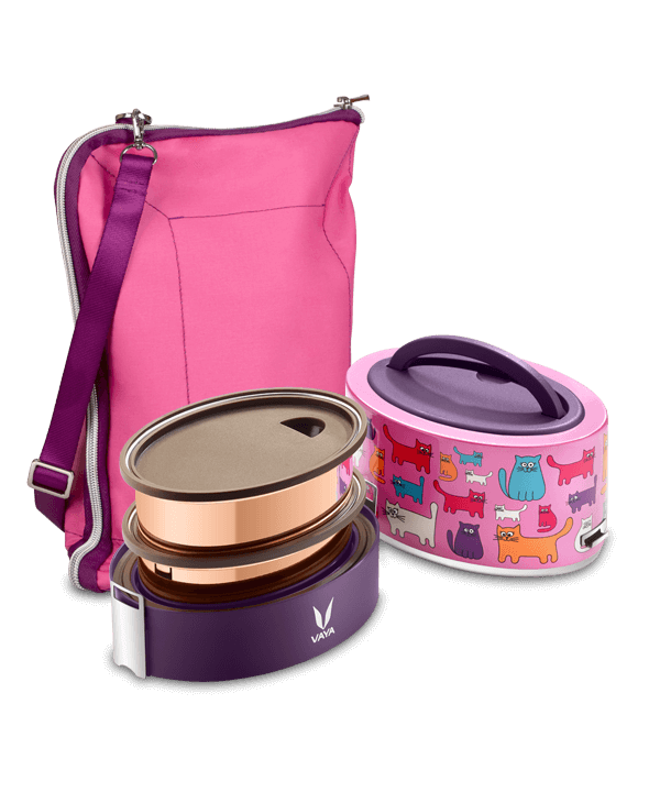 Tyffyn - 600 ml - Cats - with Pink BagMat