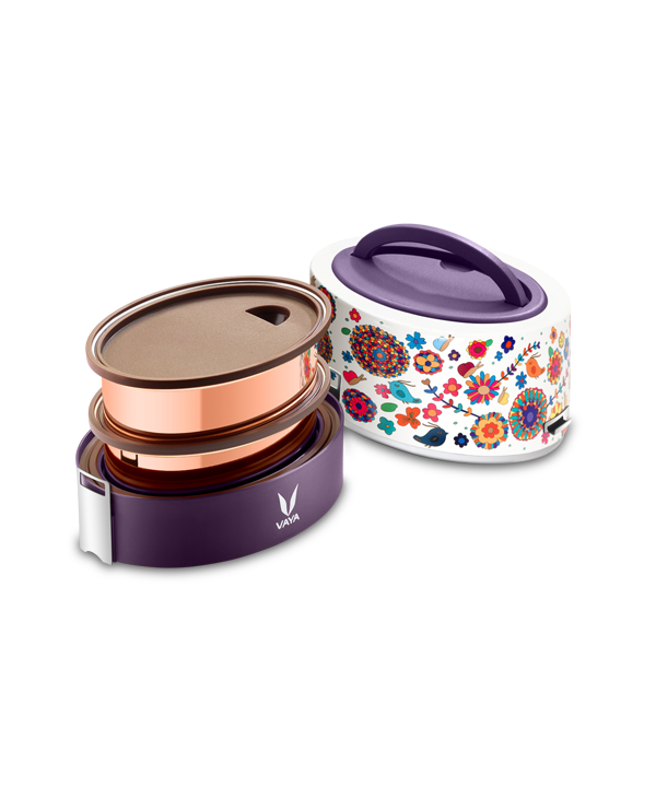 Tyffyn with Copper Finished Containers - 600 ml - Bloom