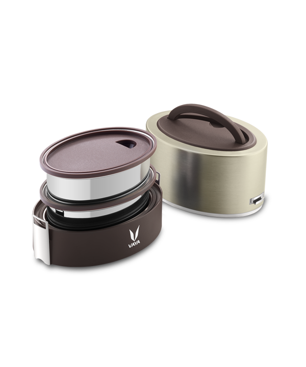 Tyffyn with Polished Containers - 600 ml - Graphite