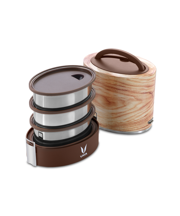 Tyffyn with Polished Containers - 1000 ml - Maple