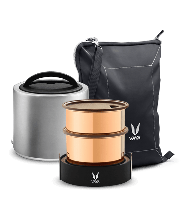 Vaya Tyffyn - 1000 ml - Silver - with Bagmat
