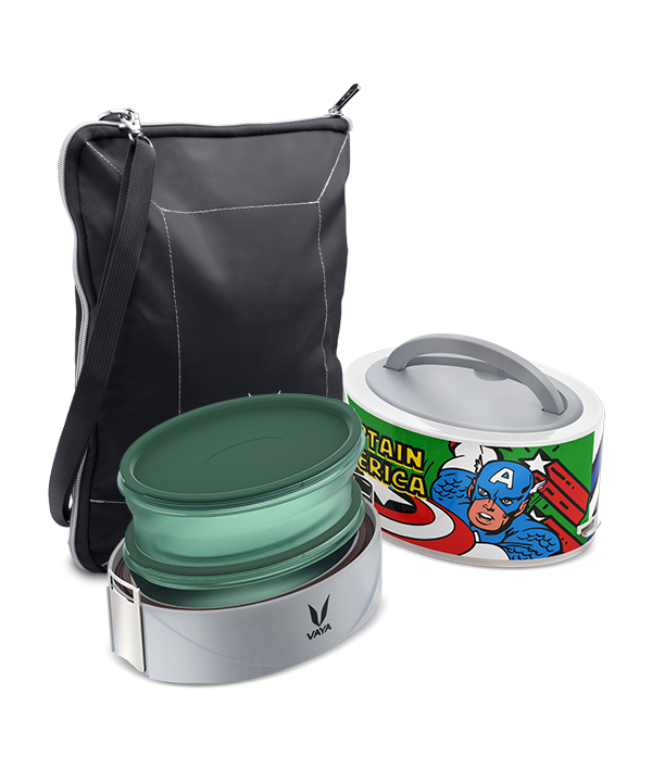 Tyffyn Flex - 600 ml - Disney Captain America - with BagMat