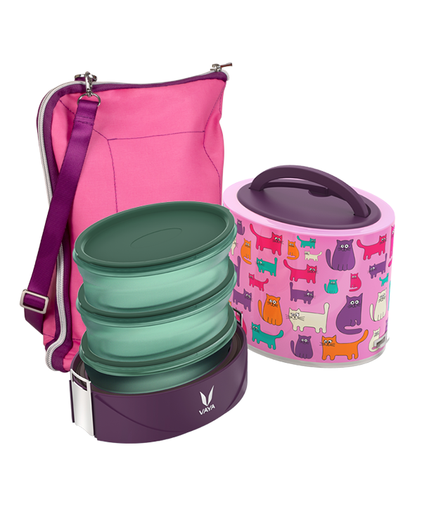 Tyffyn Flex - 1000 ml - Cats - with Pink BagMat