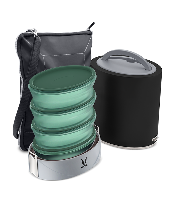 Tyffyn Flex - 1200 ml - Black - with BagMat