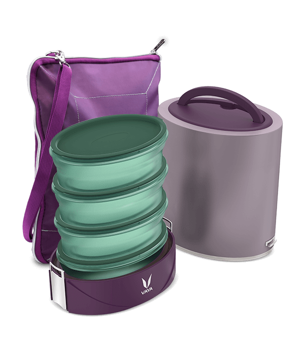 Tyffyn Flex - 1200 ml - Purple - with BagMat
