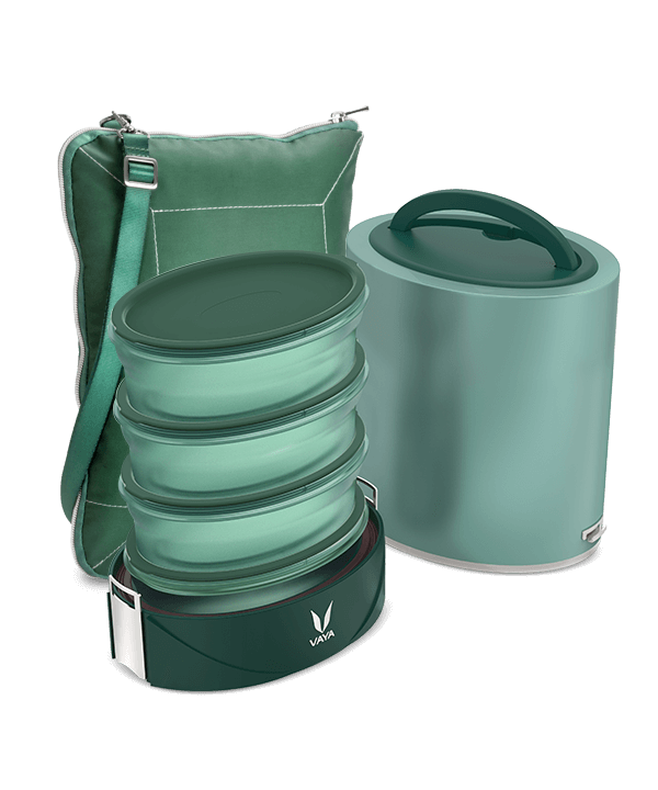 Tyffyn Flex - 1200 ml - Green - with BagMat